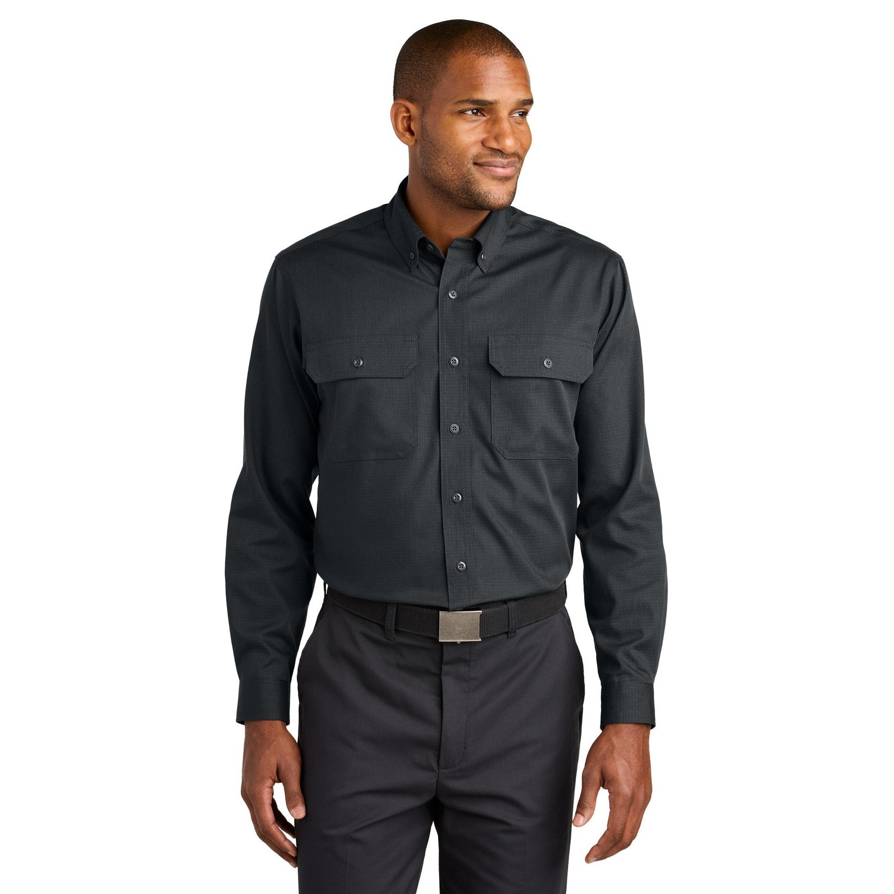 CornerStone-CornerStone® Long Sleeve Select Ripstop Shirt CSW174-MedTech-2